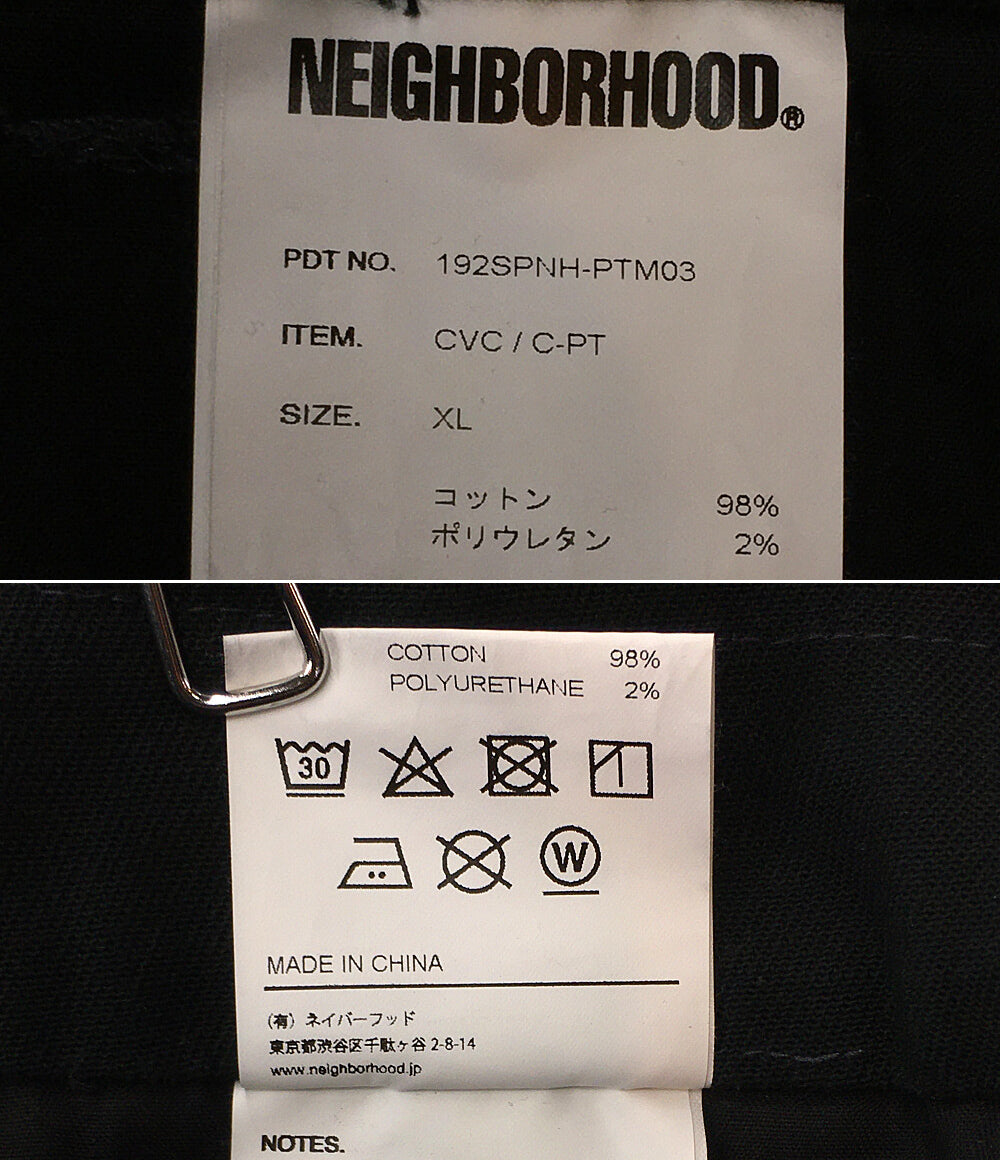 ネイバーフッド  オーバーオール ブラック     192SPNH-PTM03 メンズ SIZE XL  NEIGHBORHOOD