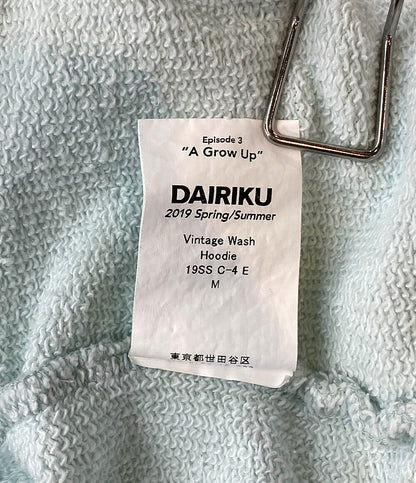 ダイリク パーカー 刺繍 プルオーバー 19ss     メンズ SIZE M  DAIRIKU