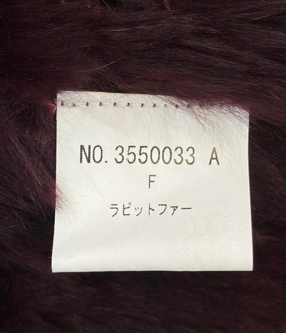 Sov. ラビットファー コート レディース SIZE F (M) ソブ