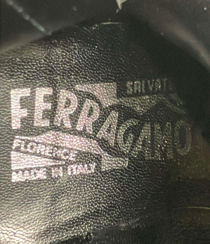 サルヴァトーレフェラガモ ショートブーツ サイドジップ レディース SIZE 6 1/2 (L) Salvatore Ferragamo