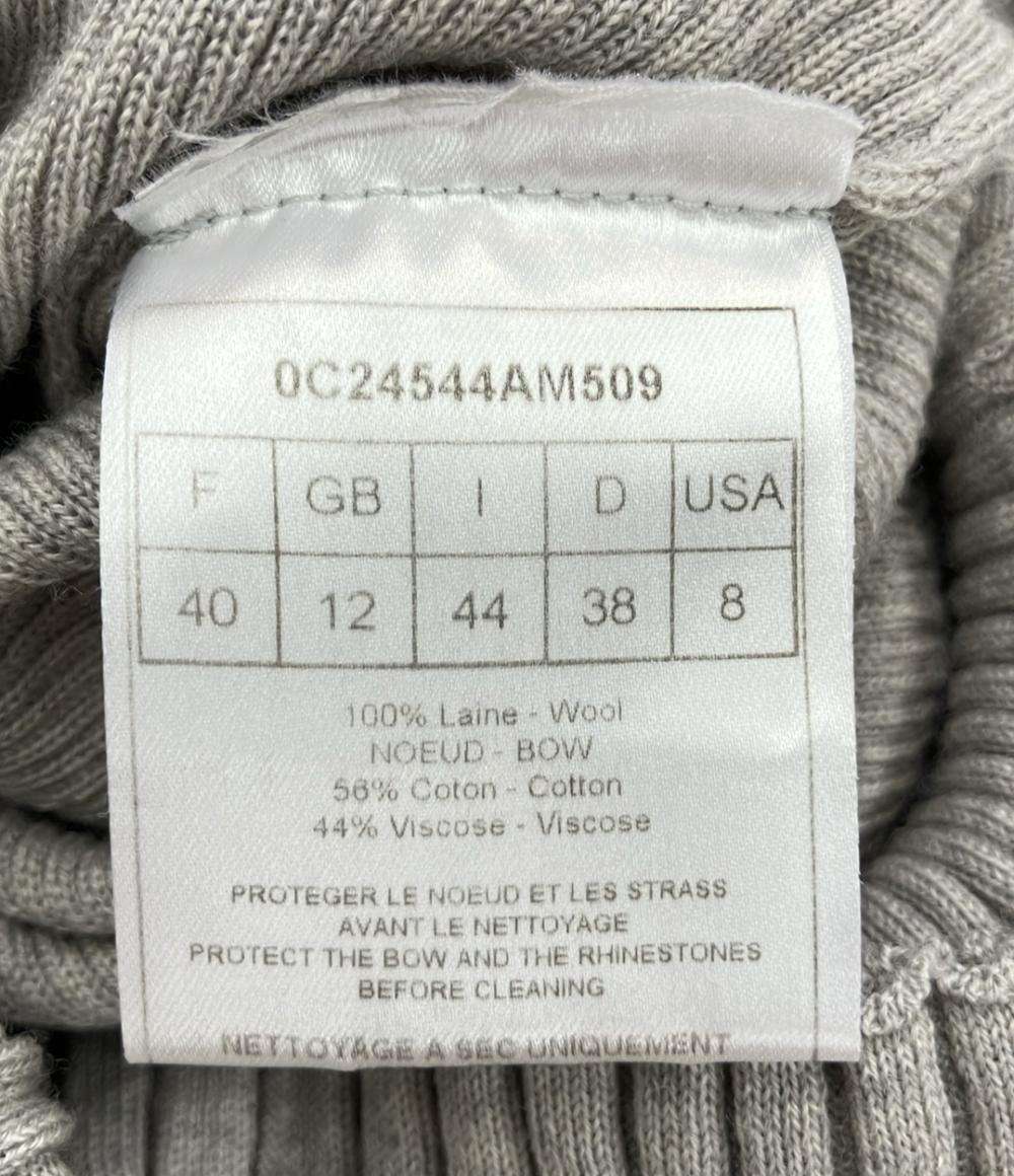 クリスチャンディオール チャームリボンニット レディース SIZE 40 (M) Christian Dior