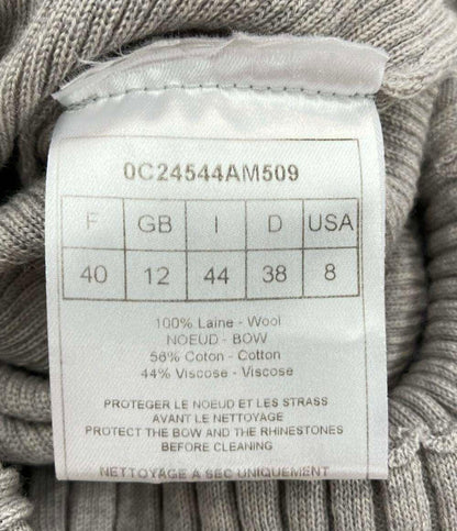 クリスチャンディオール チャームリボンニット レディース SIZE 40 (M) Christian Dior