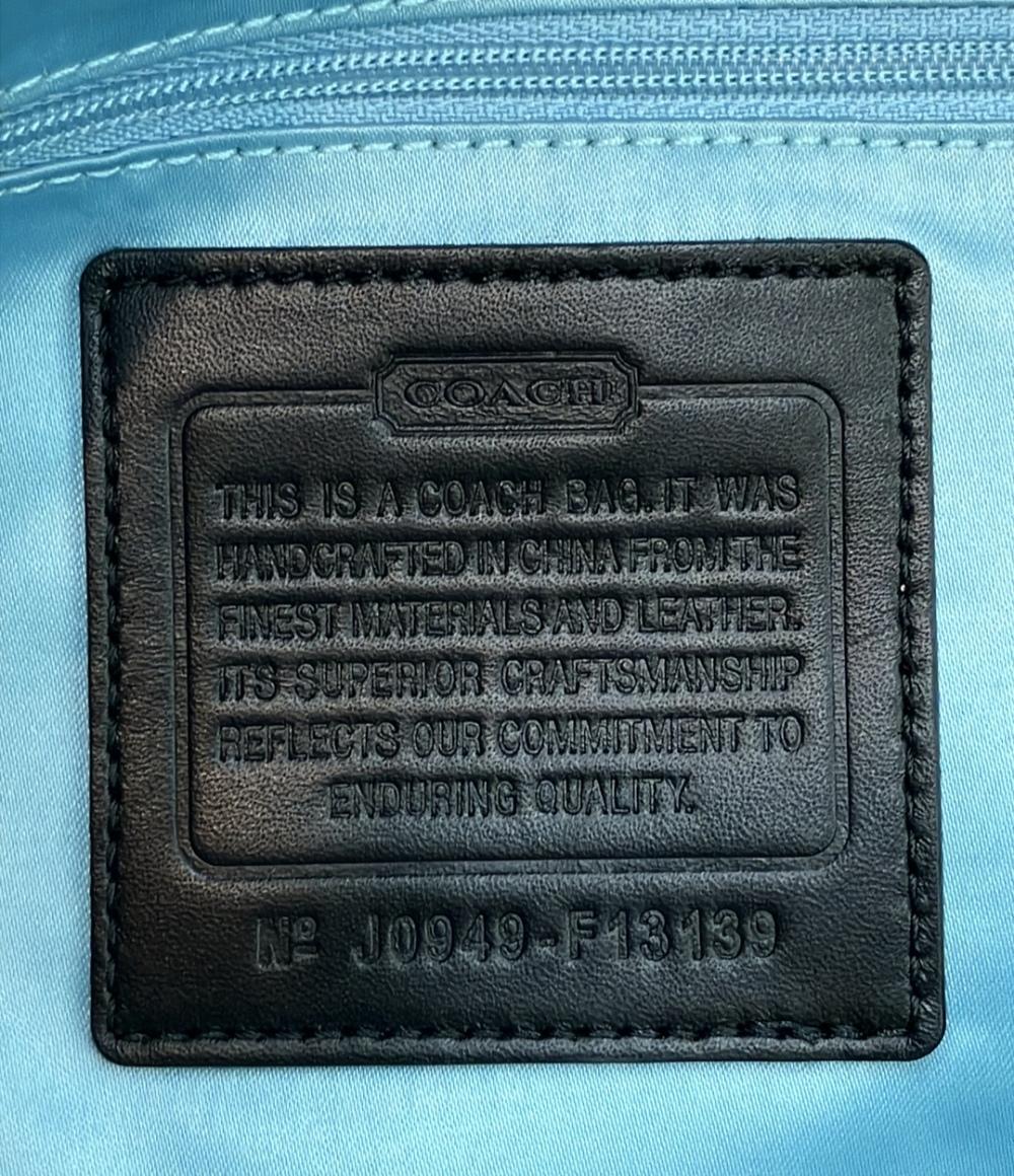 COACH 2WAY トートバッグ ショルダーバッグ 斜め掛け ラージシグネチャー F13139 レディース コーチ