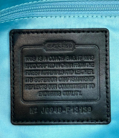 COACH 2WAY トートバッグ ショルダーバッグ 斜め掛け ラージシグネチャー F13139 レディース コーチ