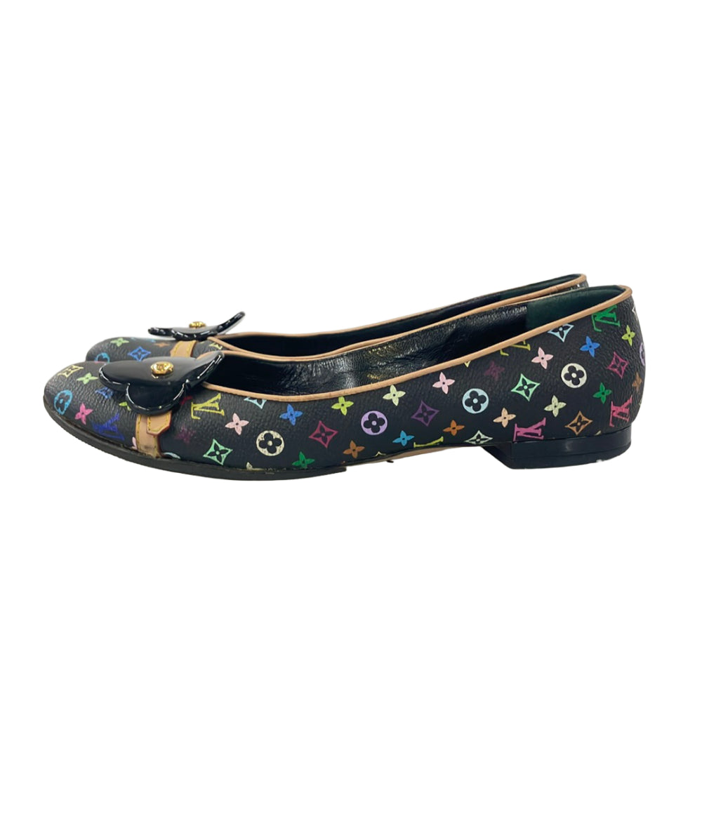 LOUIS VUITTON パンプス モノグラム マルチカラー フラワーモチーフ レディース SIZE 37 (23.5cm) ルイ・ヴィトン