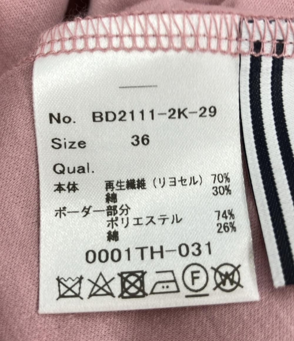 ボーダーズ アット バルコニー 半袖ワンピース BD2111-2K-29 レディース SIZE 36 (XS) BORDERS at BALCONY