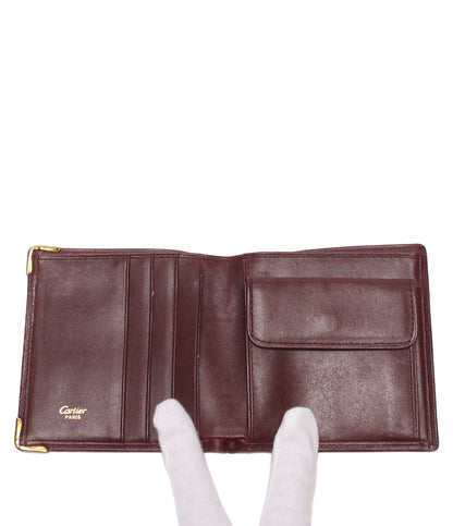 Cartier 二つ折り財布 マストライン メンズ カルティエ