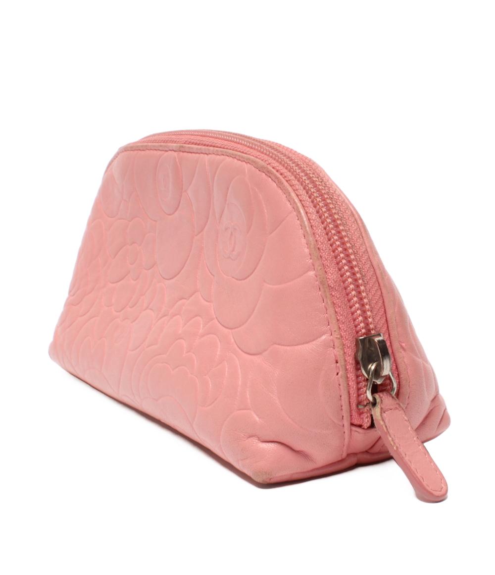 CHANEL ポーチ カメリア シルバー金具 レディース シャネル – Rehello