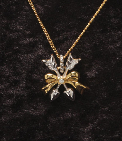 美品 Plus Vendome ネックレス 鳥モチーフ バードモチーフ ハートモチーフ リボンモチーフ 3点セット レディース プラスヴァンドーム