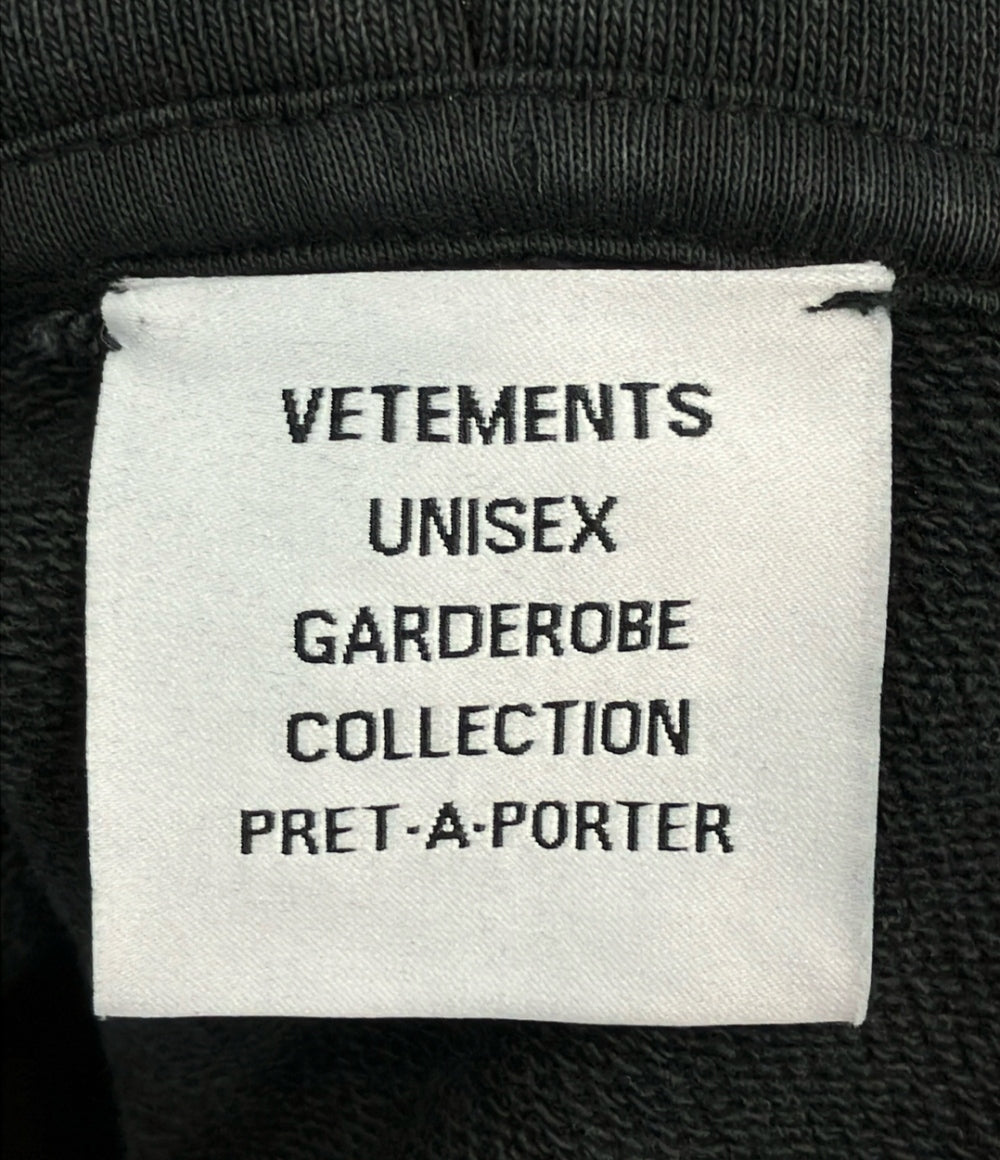 美品 ヴェトモン Hello My Name is VETEMENS オーバーサイズパーカー メンズ SIZE S VETEMENTS