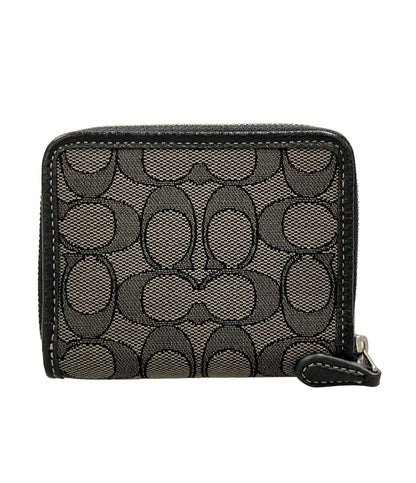美品 COACH 二つ折り財布 シグネチャー レディース コーチ
