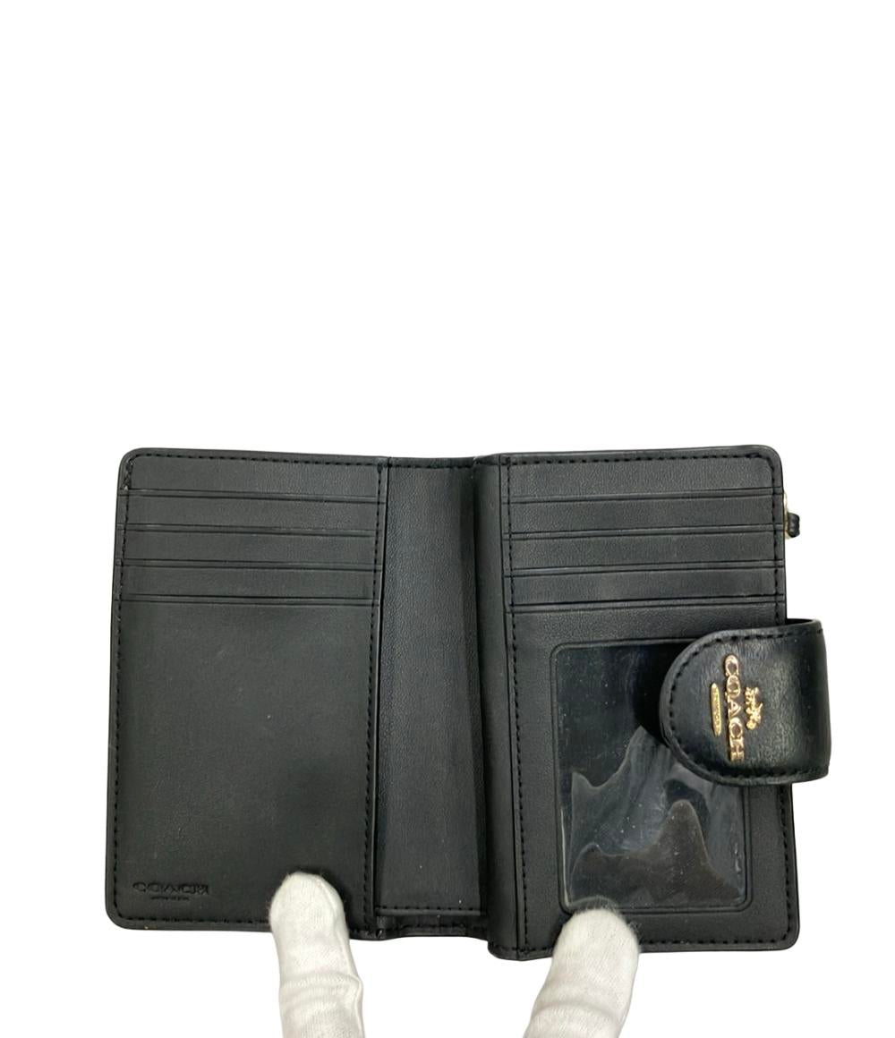 COACH 二つ折り財布 シグネチャー キャンバス レザー C0082 レディース コーチ