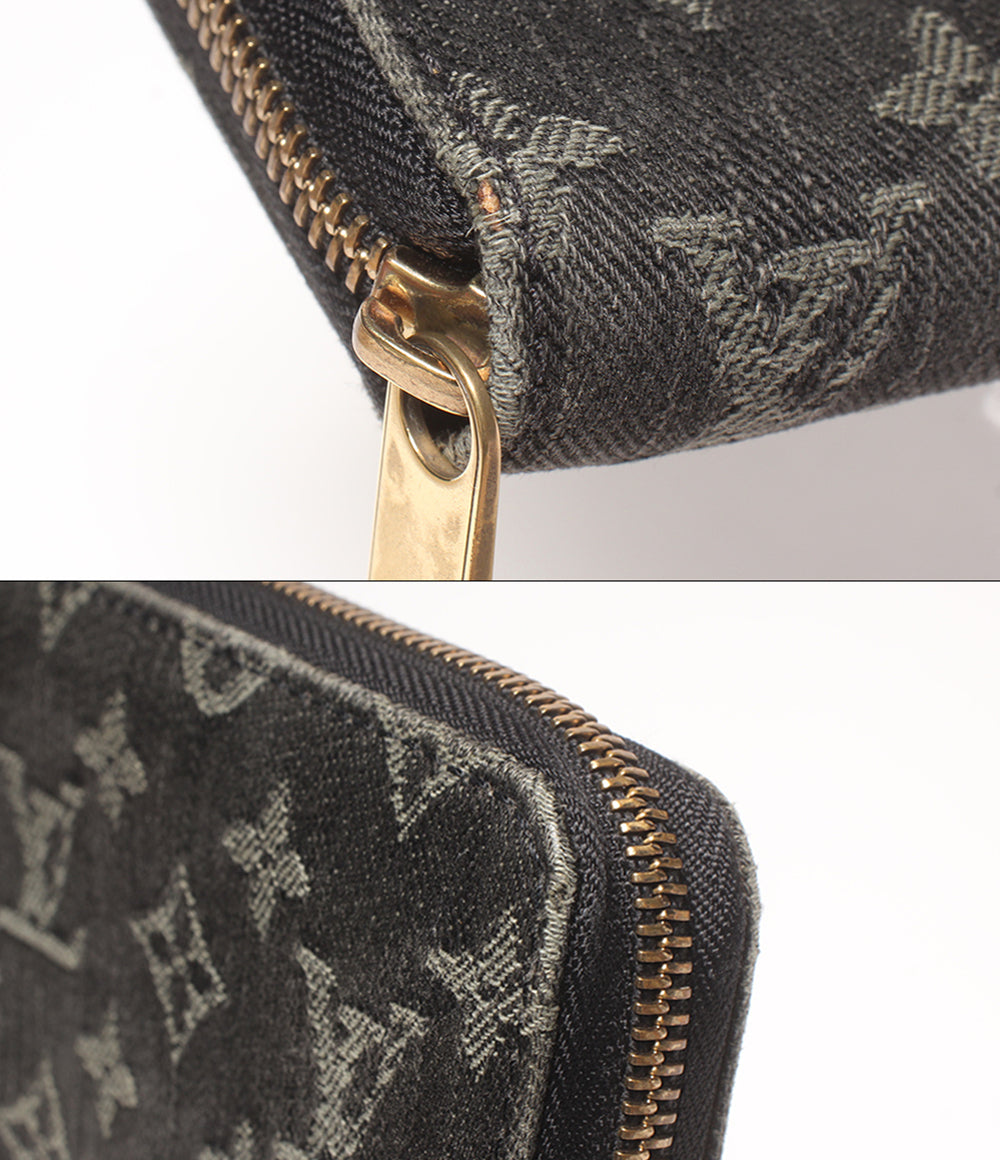 LOUIS VUITTON ラウンドファスナー長財布 ジッピー ウォレット モノグラム デニム M95614 メンズ レディース ルイ・ヴィトン