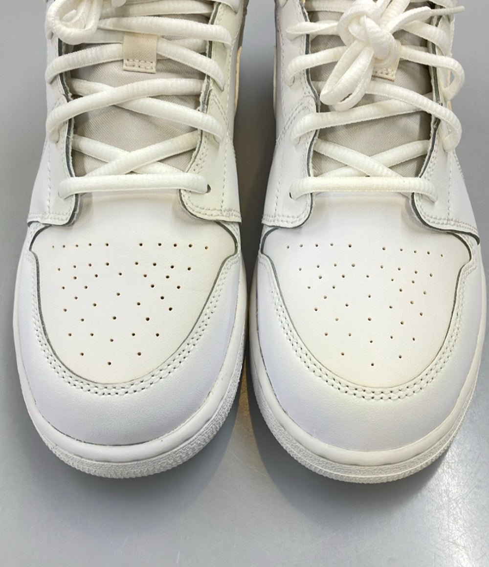 NIKE ミドルカットスニーカー AIR JORDAN 1 MID GS 554725-110 キッズ SIZE 24.5 ナイキ