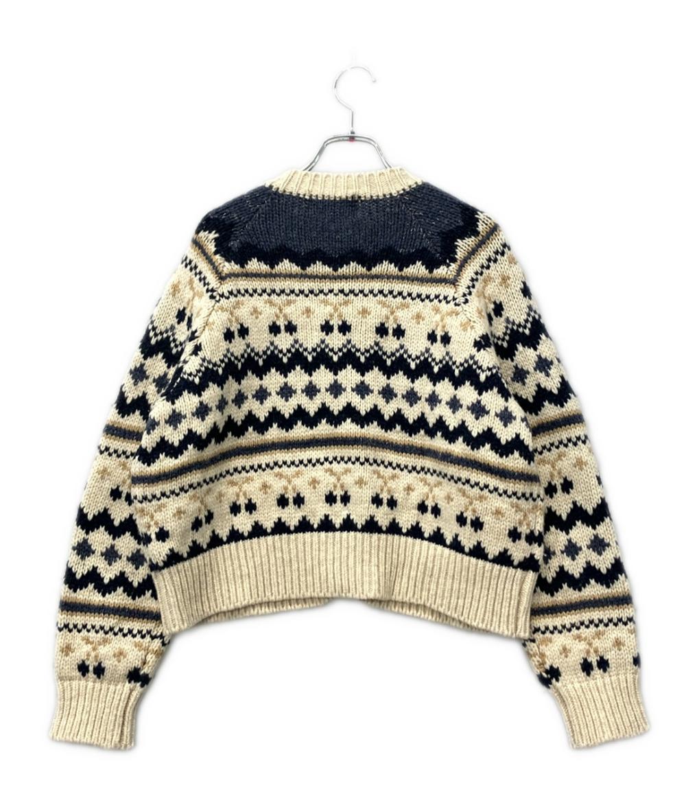 Maison Martin Margiela 長袖カーディガン エルボーパッチ くすみ
