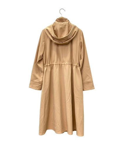 美品 ジャスグリッティー フード付きロングコート レディース JUSGLITTY