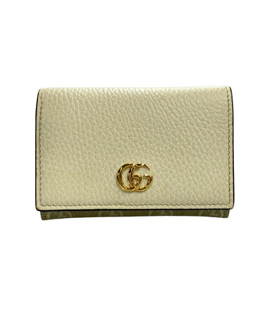 GUCCI カードケース レザー PVC GGマーモント 474748 2067 レディース グッチ