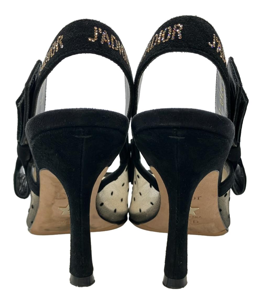 Christian Dior バックストラップ メッシュ サンダル レディース (M) クリスチャンディオール