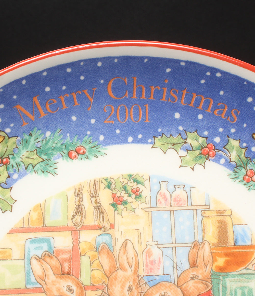 WEDGWOOD クリスマスプレート 2001 21cm ピーターラビット ウエッジウッド