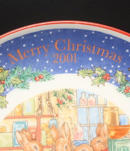 WEDGWOOD クリスマスプレート 2001 21cm ピーターラビット ウエッジウッド