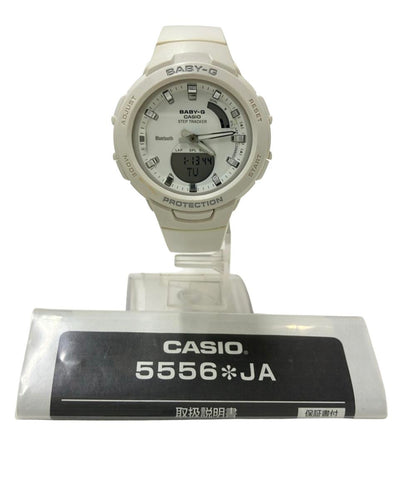 CASIO 腕時計 Bluetooth BABY-G クオーツ ホワイト BSA-B100 レディース カシオ