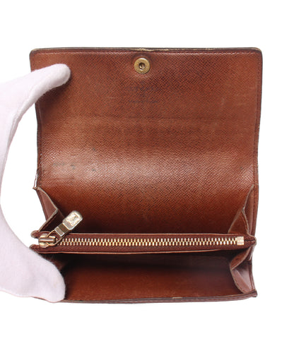 訳あり LOUIS VUITTON 二つ折り財布 ポルトモネ ジップ モノグラム M61735 レディース メンズ ルイ・ヴィトン