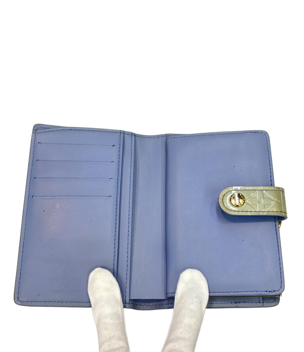 LOUIS VUITTON 二つ折り財布 ヴェルニ ポルトフォイユ ヴィエノワ M91315 レディース ルイ・ヴィトン
