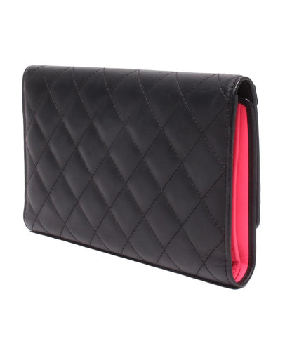 CHANEL 三つ折り長財布 カンボンライン ココマーク レディース シャネル