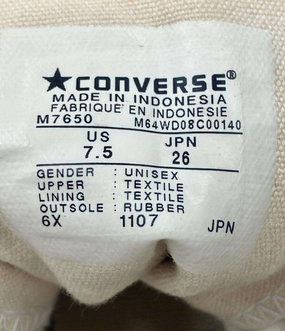 CONVERSE ハイカットスニーカー オールスター HI M7650 メンズ SIZE 26.0 (M) コンバース