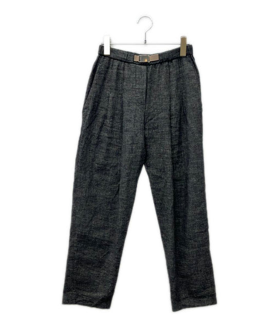 Brunello Cucinelli 2タックベルテッドトラウザーズ レディース SIZE 36 (S) ブルネロクチネリ