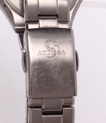 CITIZEN 腕時計 アテッサ ATTESA ソーラー ブラック H110-T011331 メンズ シチズン