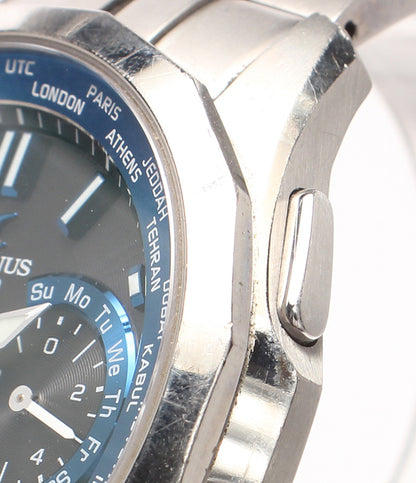CASIO 腕時計 オシアナス マンタ ソーラー ブラック OCW-S1400 メンズ カシオ