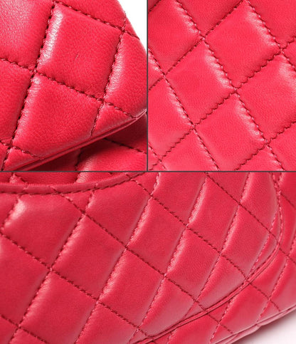 CHANEL チェーンショルダーバッグ バレンタイン限定 ダブルチェーン ゴールド金具 ココマーク チャーム付き マトラッセ25 レディース シャネル