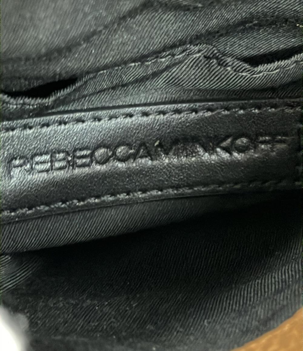 レベッカミンコフ レザーフラップミニショルダーバッグ 斜め掛け レディース Rebecca Minkoff