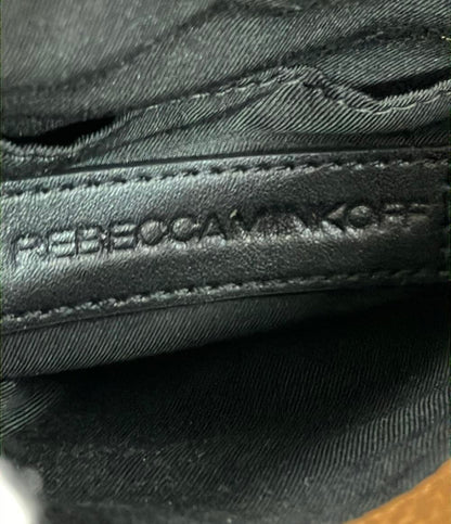 レベッカミンコフ レザーフラップミニショルダーバッグ 斜め掛け レディース Rebecca Minkoff