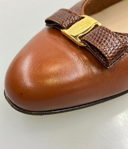 サルヴァトーレフェラガモ パンプス フラットシューズ ヴァラ レディース SIZE 7 Salvatore Ferragamo