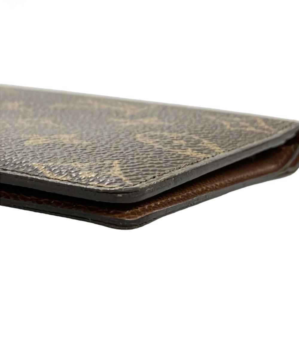 LOUIS VUITTON 二つ折り長財布 PVC モノグラム ポルト シェキェ カルト