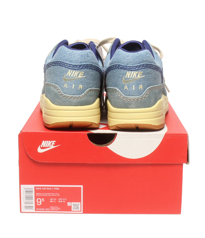 美品 NIKE ローカットスニーカー エアマックス1 プレミアム Air Max 1 PRM デニム DV3050-300 メンズ SIZE 27.5 ナイキ