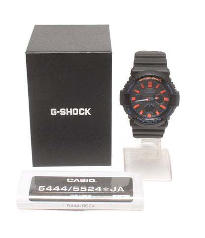 美品 CASIO 腕時計 G-SHOCK 電波ソーラー ソーラー ブラック GAW-100CT メンズ カシオ