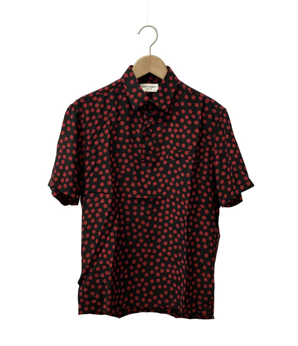 サンローラン 半袖ポロシャツ ドット柄 レディース SIZE 37 (S) SAINT LAURENT