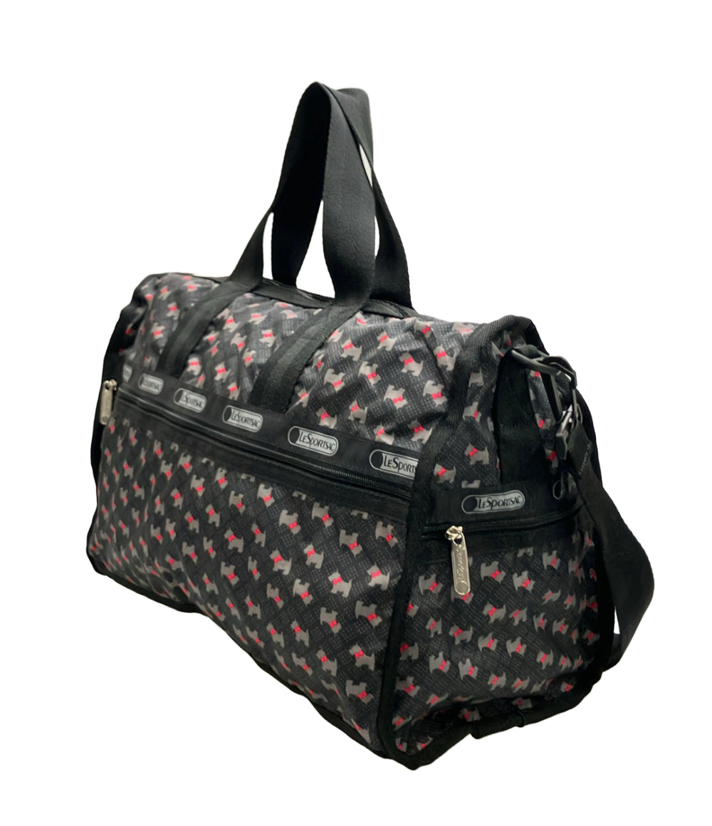 美品 LeSportsac ボストンバッグ ショルダーバッグ 2WAY 斜め掛け レディース レスポートサック