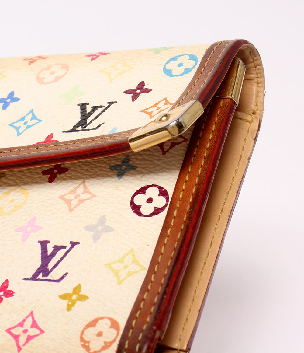 LOUIS VUITTON 三つ折り長財布 ポルトトレゾール インターナショナル モノグラム マルチカラー M92659 レディース メンズ ルイ・ヴィトン