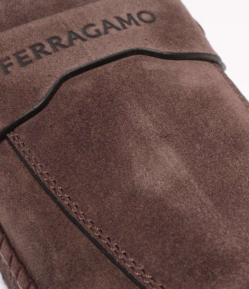 FERRAGAMO エスパドリーユローファー スエード 773043 レディース SIZE 7 フェラガモ