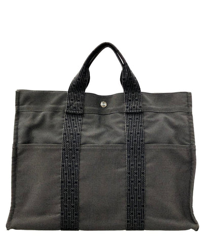 訳あり HERMES トートバッグ ハンドバッグ エールラインMM メンズ エルメス