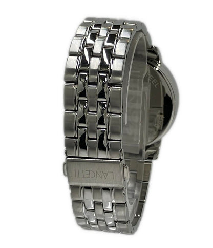 美品 LANCETTI 腕時計 ソーラー ホワイト LT-6865 メンズ ランチェッティ