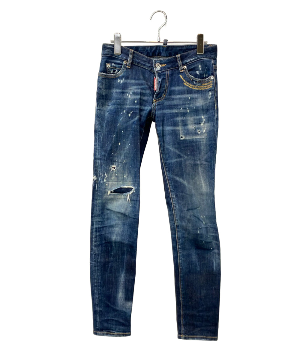 DSQUARED2 長袖 デニムシャツ ダメージ加工 メンズ SIZE 44 (S) ディー