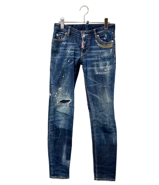 DSQUARED2 デニムパンツ ダメージ加工 レディース SIZE 34 (XS) ディースクエアード