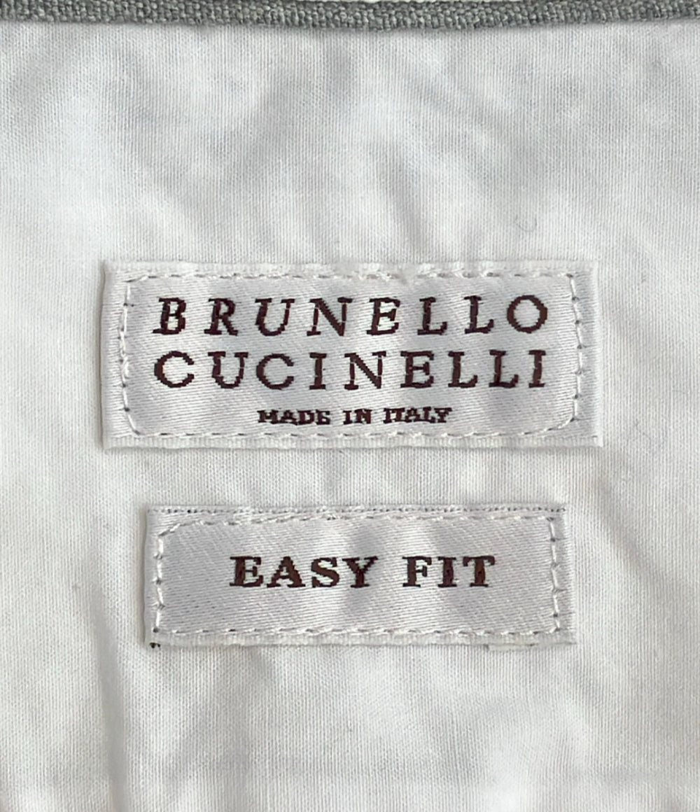 Brunello Cucinelli 長袖 シャツ メンズ SIZE XS ブルネロクチネリ