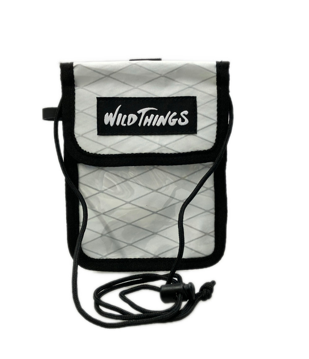 美品 WILD THINGS ショルダーバッグ ネックポーチ 斜め掛け メンズ ワイルドシングス
