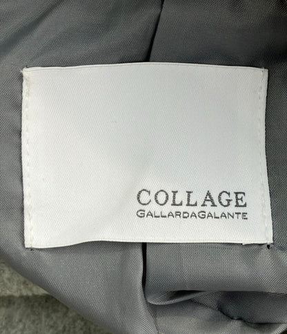 美品 コラージュ コート ショート丈 レディース SIZE F (M) COLLAGE
